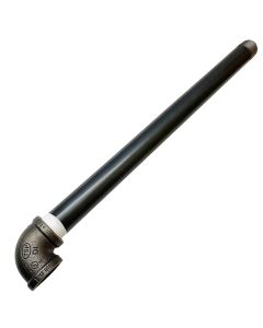 Sch 40 A53 Sprinkler Arm Over 1" x 24" with 90 Elbow