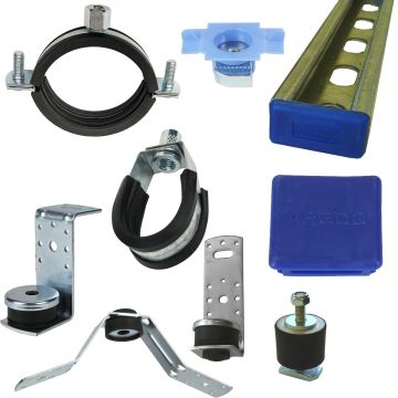 Sample Pack A/C Duct & Equipment Vibration Hangers