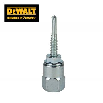 DEWALT Steel Bottom Mount 1/4-20 SHANK X 1-1/2" LENGTH WITH #5 NUT FOR 3/8" THREADED ROD