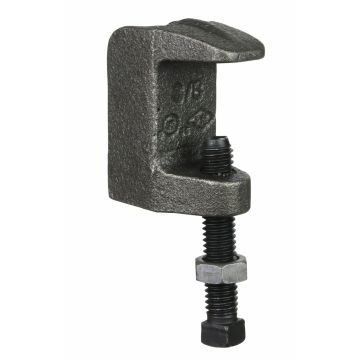 Beam Clamp Wide Throat Plain 3/8" (UL/FM)