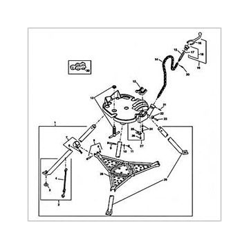 Tri Stand Chain Screw Pin (=41040)