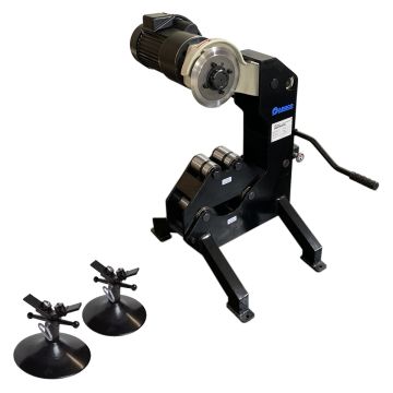 ARGCO HPC-12 Electric Hydraulic Pipe Cutting Machine 2"-12" with 2 Pipe Stands