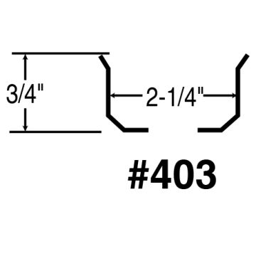 Escutcheon Skirt f/403 Brushed Aluminum