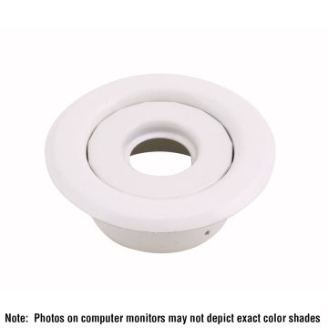 Escutcheon Recessed (Standard Skirt) WH 1/2" IPS