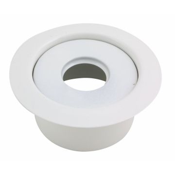 Escutcheon Recessed (Large) WH 3/4" IPS