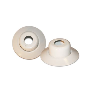 Escutcheon Pendant 2pc Set 401 Cup 1/2" Short Taper Skirt WH