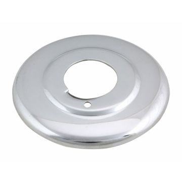 Escutcheon 1PC Steel (CP)  1/4 x 3/4 IPS