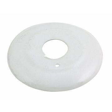 Escutcheon 1PC Steel (WH) 1/4 x 1/2 IPS