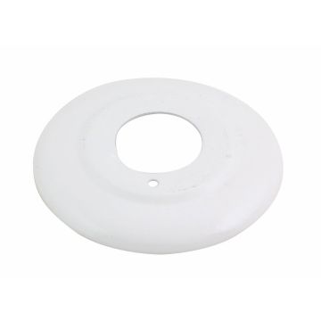 Escutcheon 1PC Steel (WH)  1/4 x 3/4 IPS