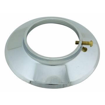 Wall Plate Cast Brass CP 2" IPS w/ Set Screw