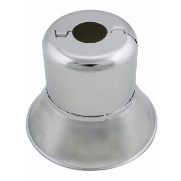 Escutcheon Replacement 2PC Steel Split Cup W/Standard Skt CP 1/2"IP