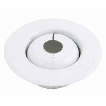 Escutcheon Replacement 1pc Alum WH 501R Split w/ Skirt 1/2"