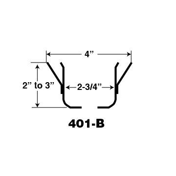 Escutcheon 2PC 401B Aluminum White 1/2"IPS W/2.75LG Dia.Cup;
