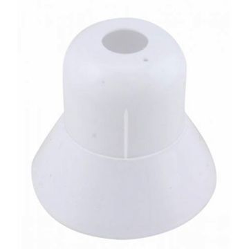 Escutcheon Plastic 2PC WH 1/2"401 Style