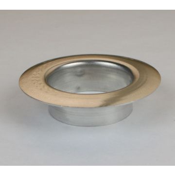 Central Model A-H Escutcheon Polished Aluminum