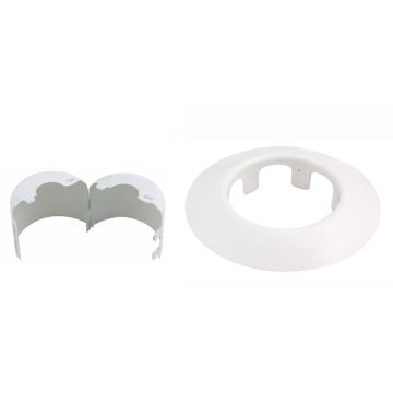 Escutcheon Repl 2PC Steel Split Cup W/SH Taper Skt  WH 1/2