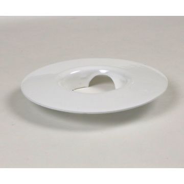 Escutcheon F991 OLD TYCO semi recessed Alum White