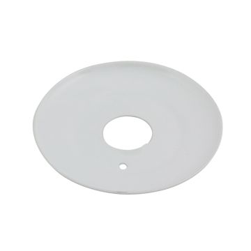 Escutcheon 1PC Alum (WH) 1/4"X1/2" IPS