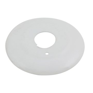 Escutcheon 1PC Alum (WH) 1-1/2"X1/2" IPS