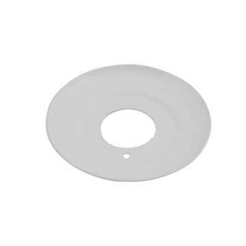 Escutcheon 1PC Alum (WH) 5/8"x1/2" IPS