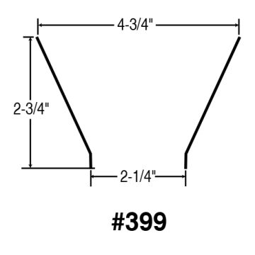 Escutcheon Skirt Only F/399 Stainless Steel
