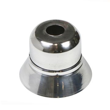 Escutcheon 2PC 402 Aluminum 3/4"IPS,1-1/2"-2-1/4"Adj 3-1/4"C