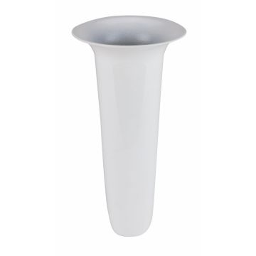 Escutcheon 1PC Alum (WH) 4" x 1/2" IPS