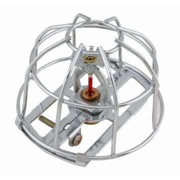 Fire Sprinkler Headguard 2PC Univ Chrome 1/2" IPS