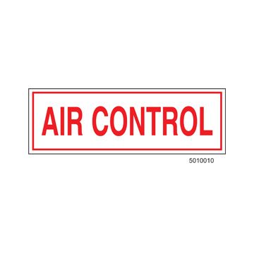 Sign Alum  6x2 Air Control (100/1000/22#)