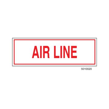 Sign Alum  6x2 Air Line (100/1000/22#)