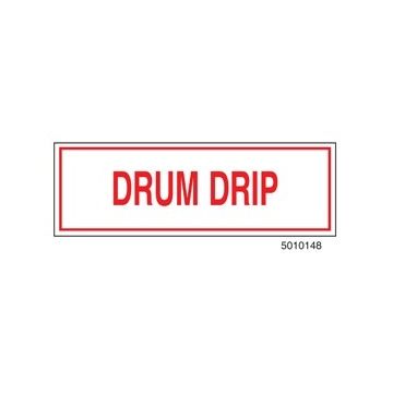 Sign Alum Personalized 6 x 2 Drum Drip
