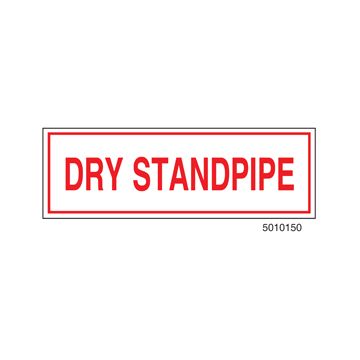 Sign Alum  6x2 Dry Standpipe (100/1000/22#)