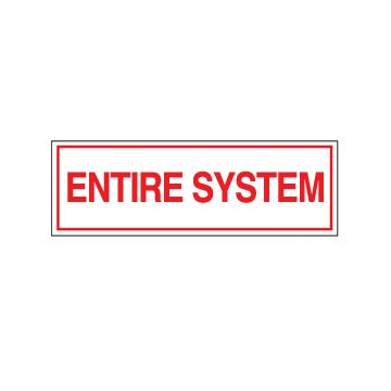Sign Alum  6x2 Entire System (100/1000/22#)