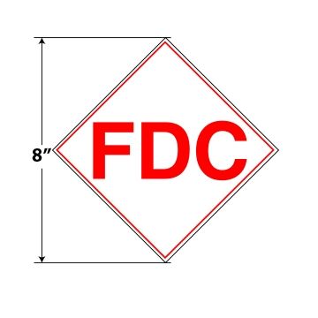 Sign Alum 8x 8 FDC (Diamond Shape)