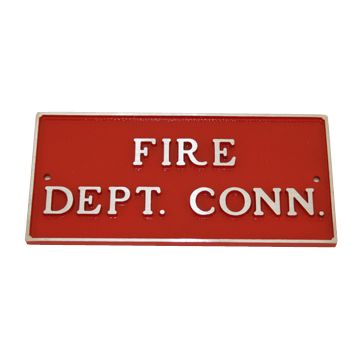 Sign Alum 8x4 Fire Dept Connection