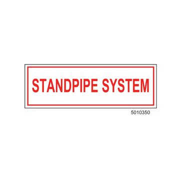 Sign Alum 6x2 Standpipe System (100/1000/22#)