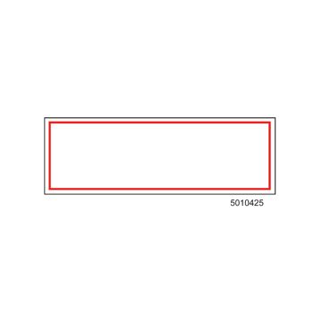 Sign Alum  6x2 White Blank No Printing (100/1000/22#)