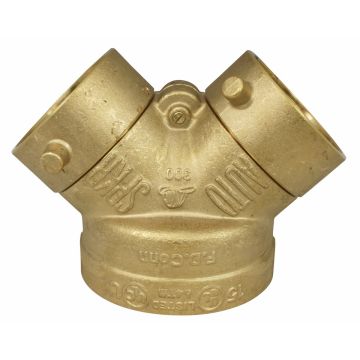 FDC Straight Siamese NYFD,Lincoln,Thread 3.030 x 8
