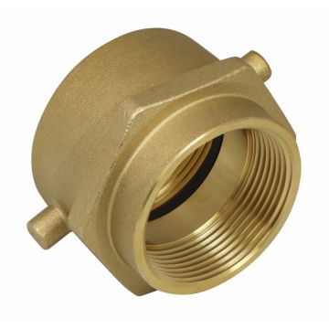 FDC Single 2-1/2"NPT x 2-1/2" Swivel NST Brass(open snoot)