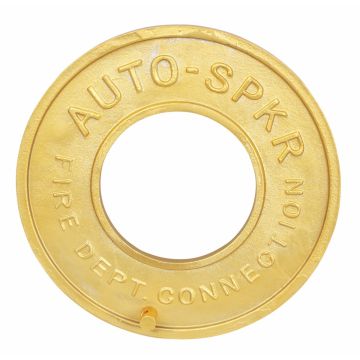 FDC Wallplate 2-1/2" IPS Brass (Auto Sprink)