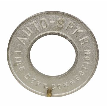 FDC Wallplate 2-1/2" Chrome Plated Brass (Auto Sprink)