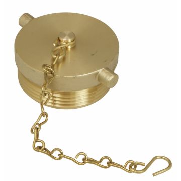 FDC Plug&Chain 2-1/2"NST Brass