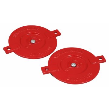 FDC Red Quick Plug Cast 2-1/2" w/Spreaders (Set of 2)