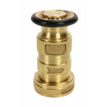 Fire Hose Nozzle 1.5" Cast Brass NST UL/FM