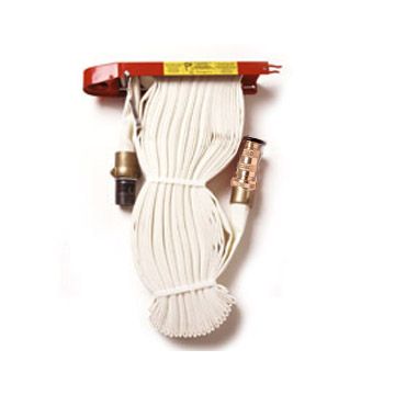 Fire Hose Rack Pack 1.5" x 75' W/Brass Nozzle (1/17#)