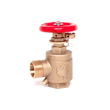 Fire Hose Angle Valve 1-1/2" Pressure Restricting