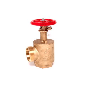 Fire Hose Angle Valve 2-1/2"  Pressure Restricting (4/45#)