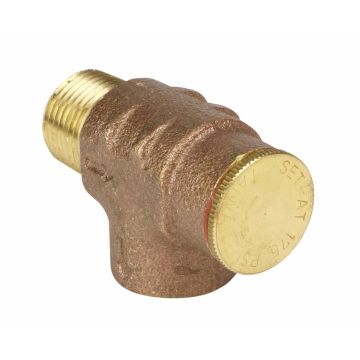 Argco Pressure Relief Valve Pre-set 175 PSI 1/2" x 1/2"