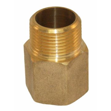 Fire Sprinkler Extension Brass 1" L x 3/4" IPS **NO WARRANTY-USE AT YOUR OWN RISK