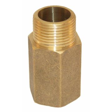 Fire Sprinkler Extension Brass 1-1/2" L x 3/4" IPS **NO WARRANTY-USE AT YOUR OWN RISK